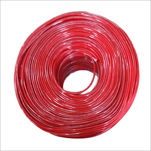 Single Core Aluminum Wire - Aluminum, Red, Pvc Insulated | No Crack, No Leakage, Weather Resistant, Water Resistant, Durable