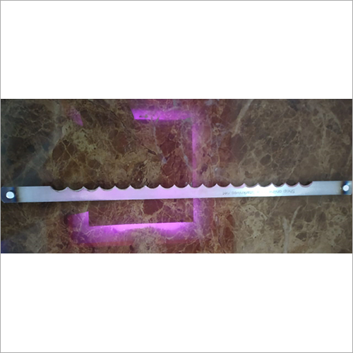 260 Mm Rivet To Rivet Bread Slicer Blade - Metal, Various Sizes, Silver | Manual Operation, Industrial Usage