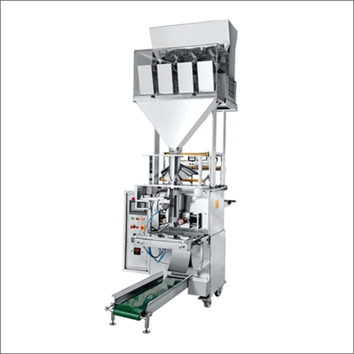 Collar Type Four Head Linear Weigher Machine - Stainless Steel, 5ft x 4ft x 12ft , Automatic with PLC Control, 30 Pcs/min Capacity, Durable and Rust Proof, Efficient Power Consumption 2.5kw, 1 Year Warranty