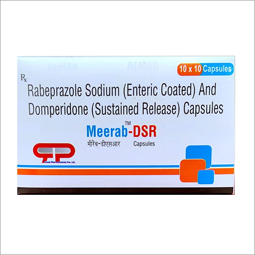 Rabeprazole Sodium 20 Mg (Enteric Coated) And Domperidone 30 Mg (Sustained Release) Capsules General Medicines