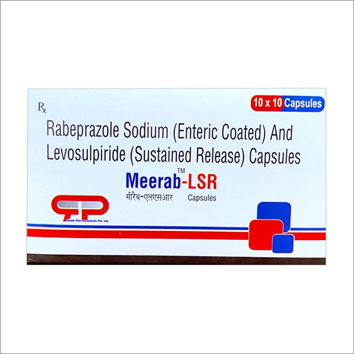Rabeprazole Sodium 20 MG (Enteric Coated) and Levosulpiride 75 MG (Sustained Release) Capsules - 10x10 Box Quantity, General Medicine for Gastric Issues, Doctor-Recommended for Adults