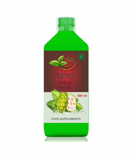 Noni Gold Juice - 500ML Liquid Herbal Juice | Shelf Life 24 Months, Suitable for Old-Aged, Adults, Children, and Infants, Bitter Taste