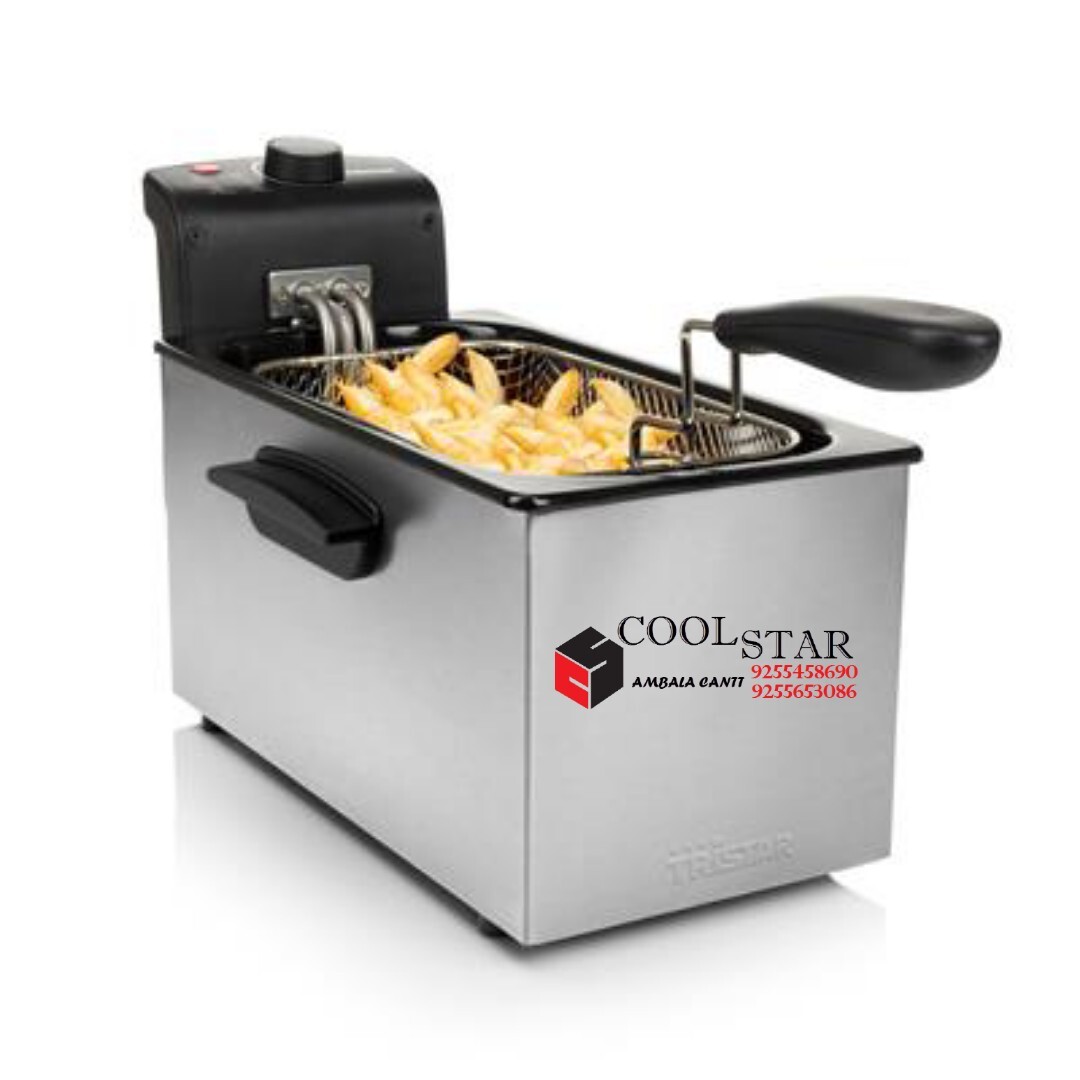 Deep Fryer - Stainless Steel, 12x12x12 Inches | 5 Liters Capacity, 1500 Watts Power, 220v Voltage, 10 Kg Weight, 1 Year Warranty