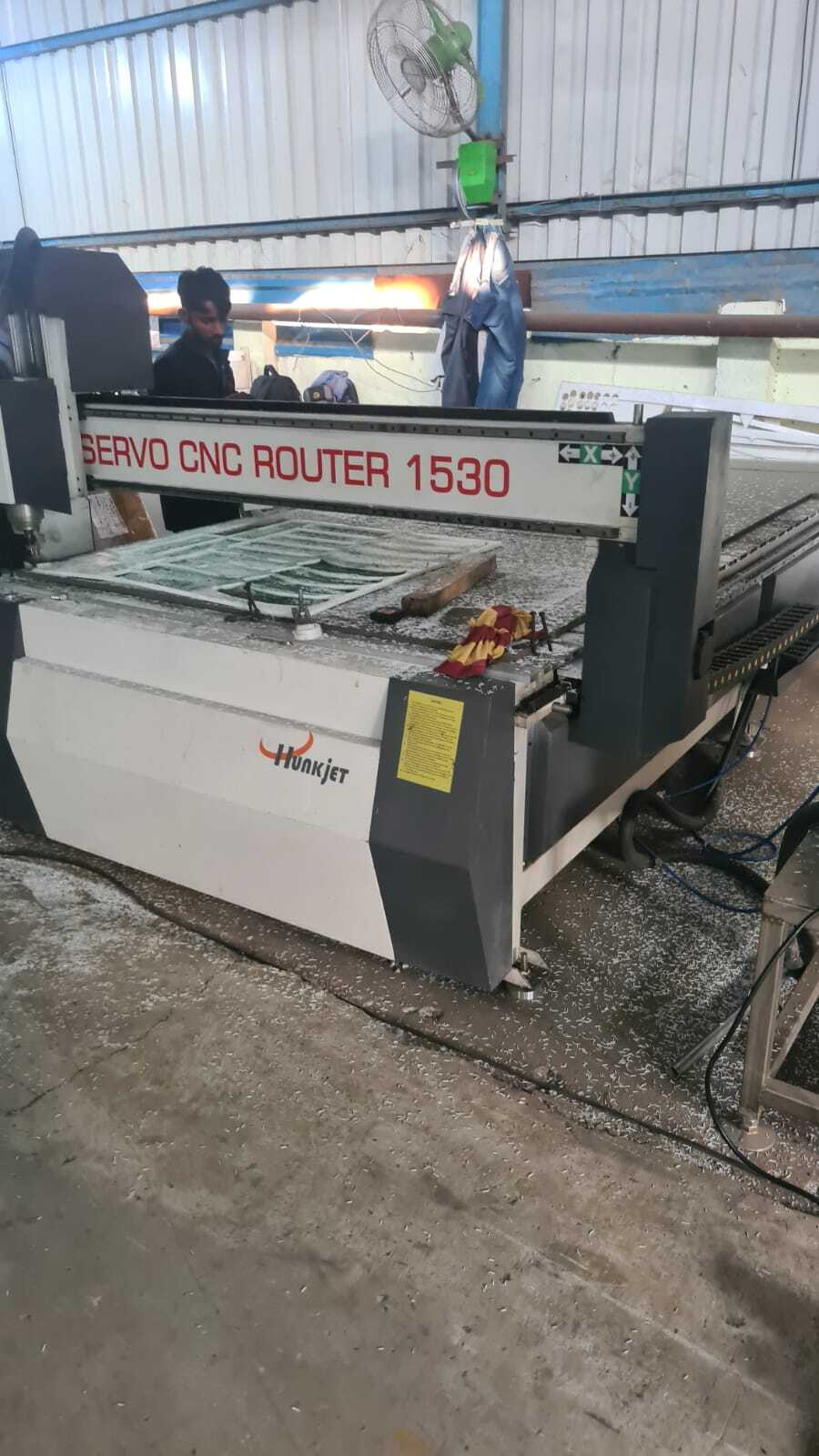 Cnc Stone Router Cutting And Engraving Machine - 1500x3000 Mm Working Area, White Color, 20000 Rpm Spindle Speed, Automatic Operation, Stepper Motor Powered