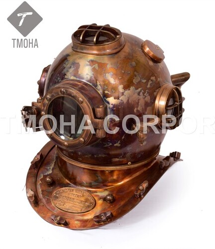 डेकोरेटिव एंटीक यूएस नेवी डीप सी मरीन स्का स्कूबा रिप्रोडक्शन डाइविंग हेलमेट डाइवर्स हेलमेट मार्क V Dh0001