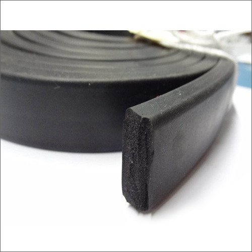 Black Epdm Sponge Rubber Strip