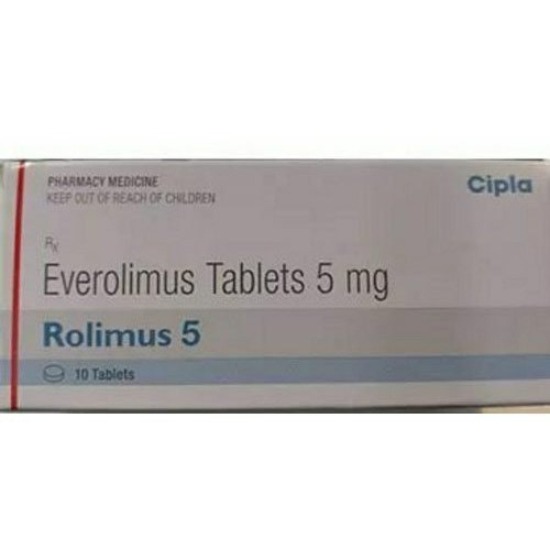 Everolimus Tablets - 10 Tablet Pack, Organic Anti-cancer Medication For Effective Cancer Cell Reproduction Control And Blood Supply Reduction