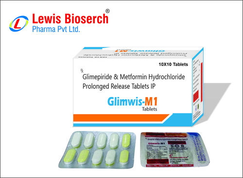 Glimepiride 1 Mg Metformin Hydrochloride Sr