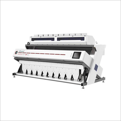 सफेद रंग की सॉर्टर मशीन