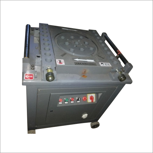 Grey Semi-Automatic Bar Bending Machine