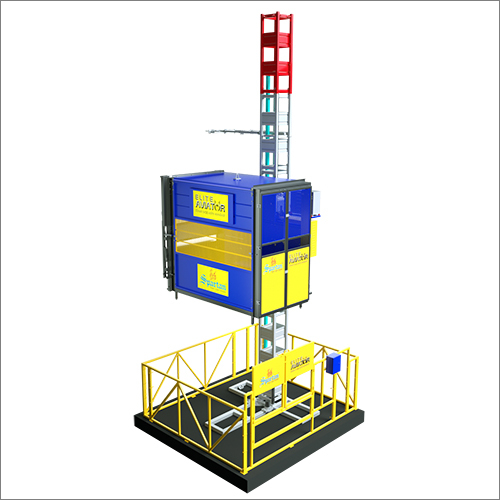 Passenger And Material Hoists- Spm 120V Single Cage - Power Source: Electric