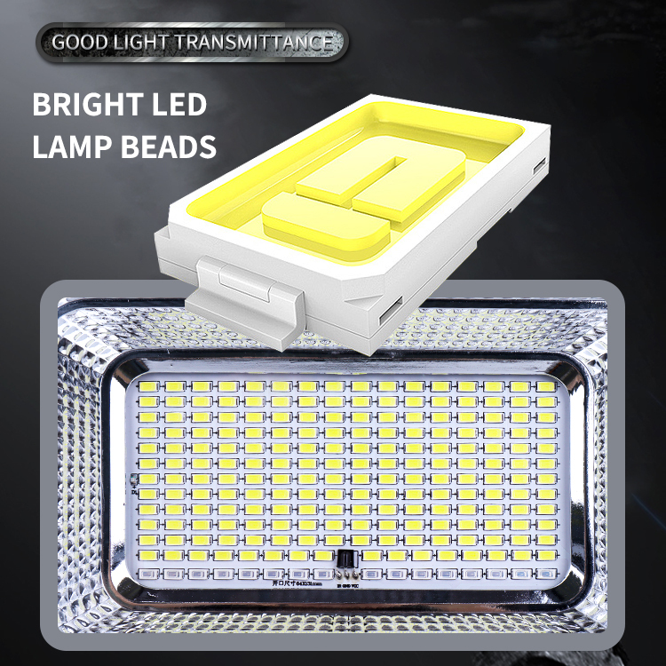 Motion Sensor Led Solar Flood Light - All Die-cast Aluminum, 36x25x45 Cm, White/black/gold Colors, 200w/70w/45w Power | Intelligent Remote Control, Waterproof Ip67, Long Working Time