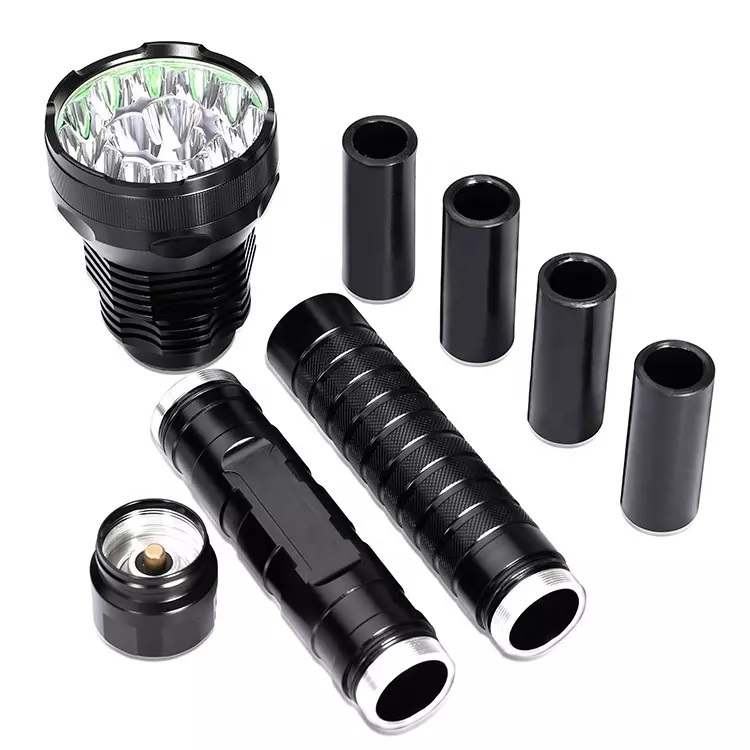 15000 Lumen T6 Led Flashlights Water Resistant Torch Usb Rechargeable Flashlight Application: Camp