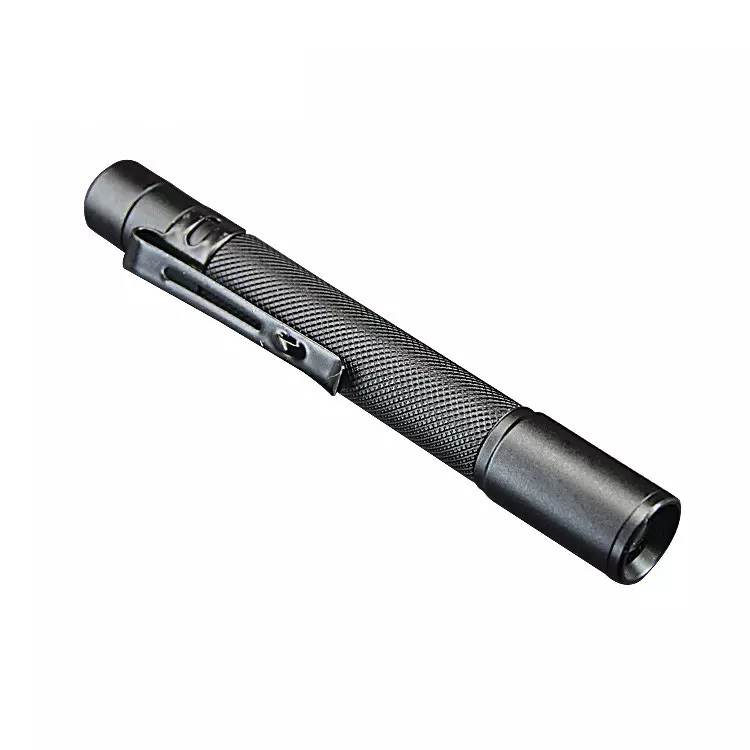 Portable Led Flashlight With Pen Clip Torch Light