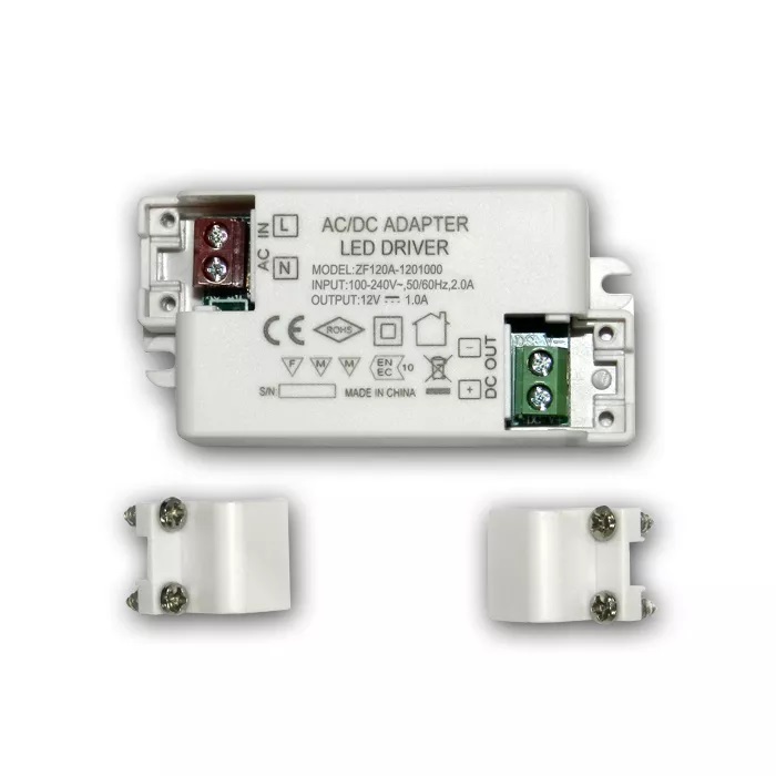 Led Driver Power Supply 12volt 1000ma Led Driver Mini Constant Voltage Plastic Ip20 12w 12v 1a Led Lighting Celling Light