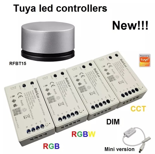 Dc12 24v 4ch 4a स्मार्ट Droplux Wifi Tuya Led कंट्रोलर डिमर्स Dim Cct Rgb Rgbw