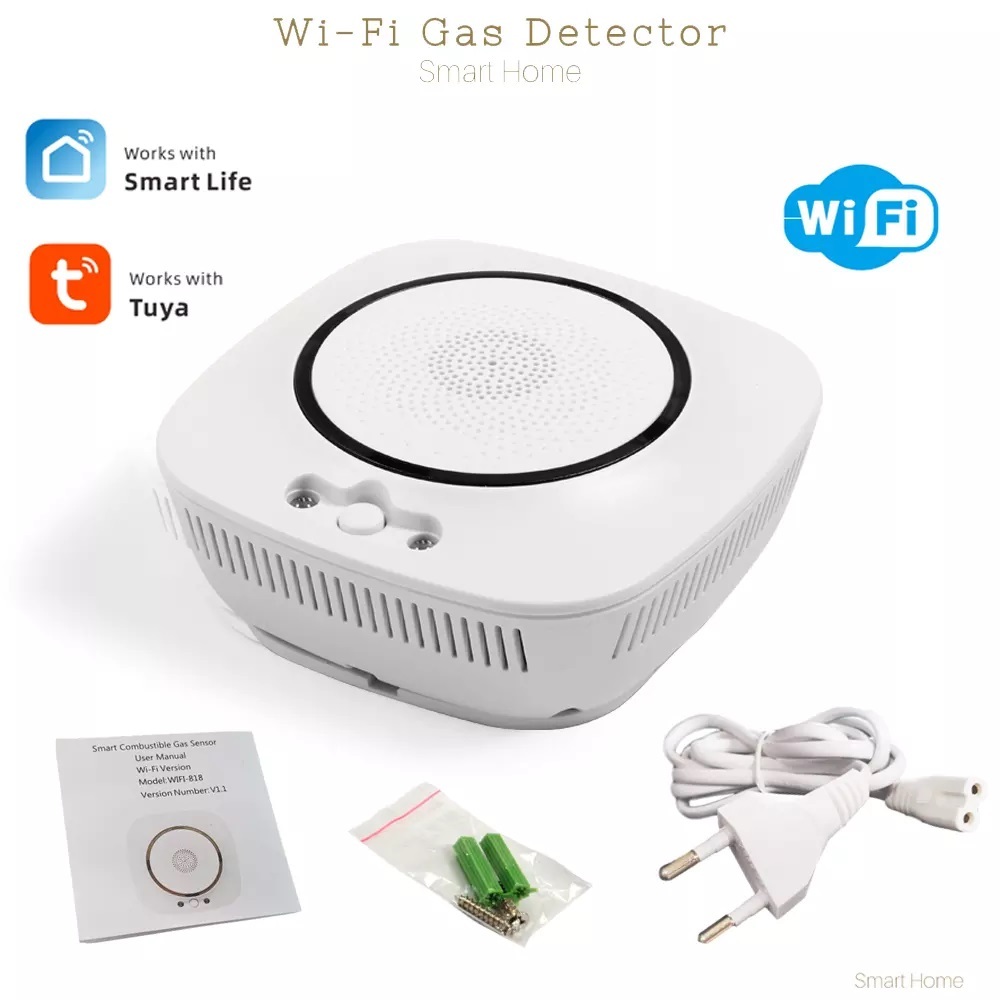Wifi Co Carbon Monoxide Gas Detector Alarm With Tuya App Monitoring Tuya Smart Home Indoor