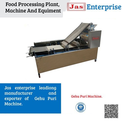 Gehu Puri Machine - Capacity: 3000 Per Hour Pcs/Min