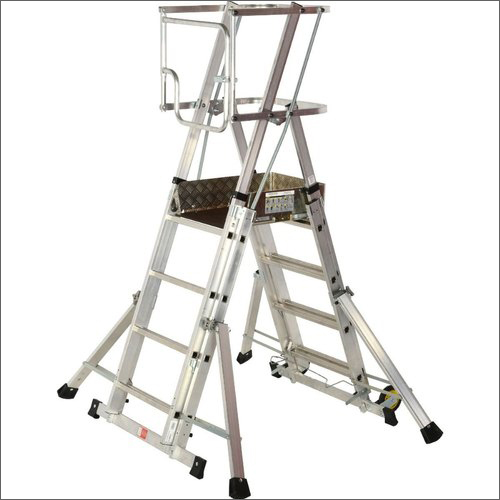 Aluminium Telescopic Platform Ladder
