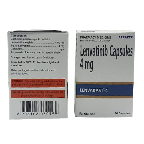 4Mg लेनवाटिनिब कैप्सूल सामान्य दवाएं