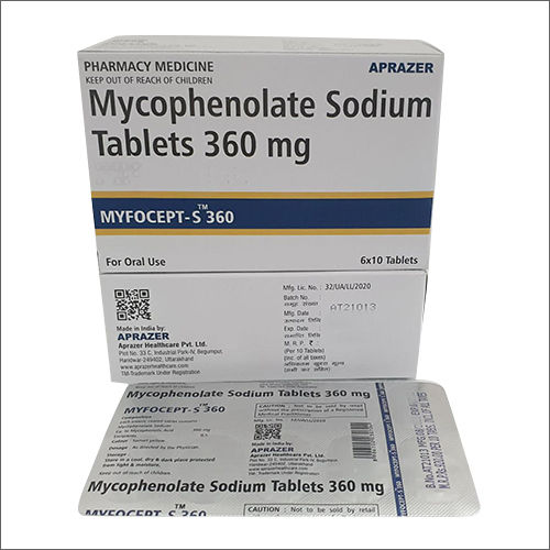 360mg Mycophenolate Sodium Tablets General Medicines