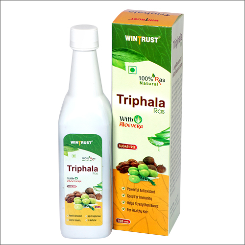 Sugar Free Triphala Ras With Aloe Vera - 500ml Liquid | Herbal Remedy for Digestive Health, Immunity Boost, Natural Laxative, Sugar-Free Formula