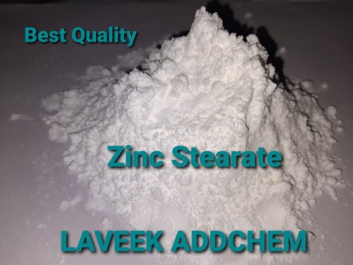 Zinc Stearate - 0.15-0.25 G/cmâ³ Density, White Color, Melting Point 120-135â°c | Lubricants, Heat Stabilizer, Flow Additives, Softener