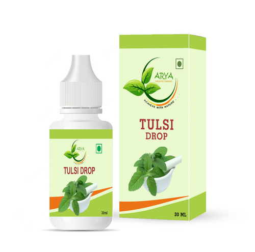 Tulsi Drop - 30ml Liquid Form, Herbal Antioxidant with Antibacterial, Antibiotic, Anti-inflammatory and Anti-viral Properties for All Ages