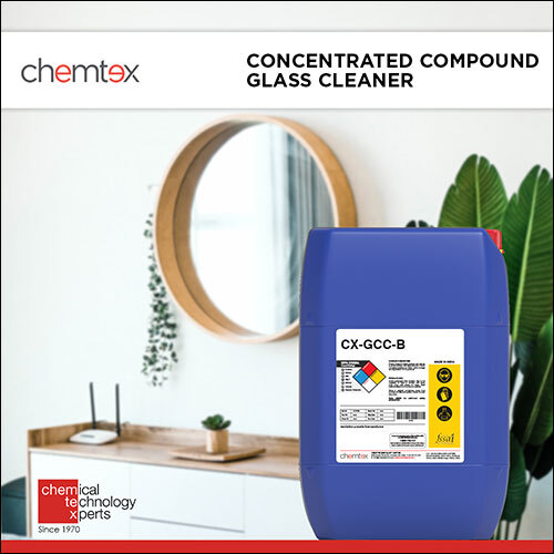 Concentrated Compound Glass Cleaner Application: Industrial
