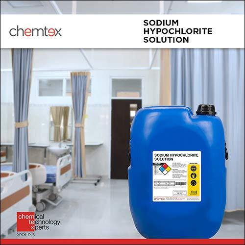 Sodium Hypochlorite Solution - Industrial Grade Liquid Disinfectant | Anti-Viral, Anti-Bacterial, Anti-Fungal Properties for Effective Surface Sanitization