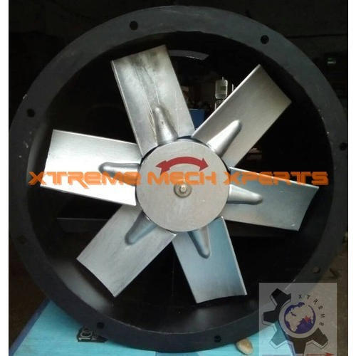 Tube Axial Fans - Stainless Steel, Black and Silver | Voltage 6.0-27.6 V, Current 0.09-0.15 A, Speed 2000-3000 RPM, Electric Power Source