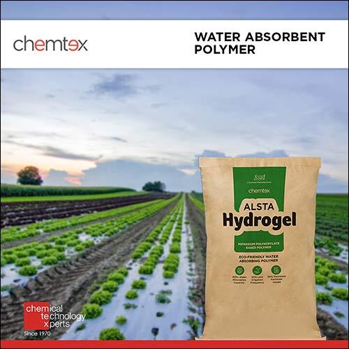 Water Absorbent Polymer - Polyacrylate Powder, Non-Toxic & Biodegradable with Over Five Years Operational Life