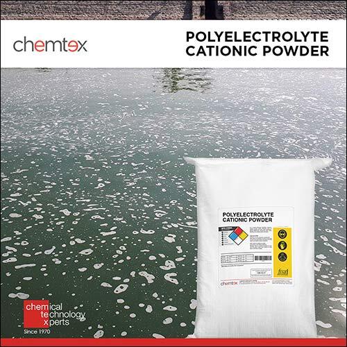 Cationic Polyelectrolyte Powder - Industrial Grade Flocculant for Waste Water Treatment, High Solids Capture & Economical Usage