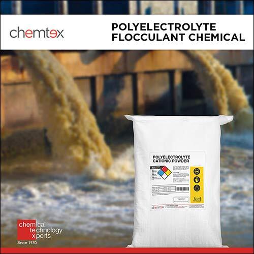 Polyelectrolyte Flocculant - Powder Formulation | Strong Polymer-Based Coagulant for Effective Wastewater Treatment, Industrial Use
