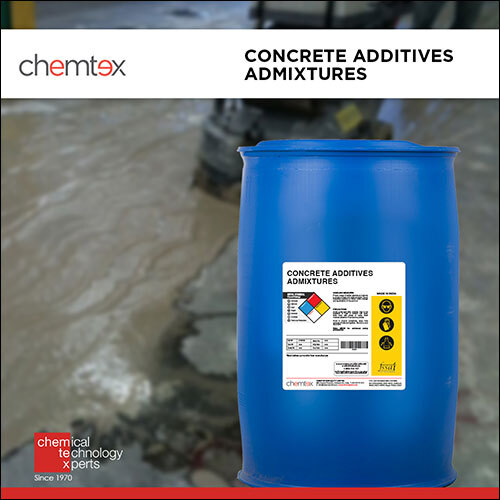 Concrete Additives Admixtures Usage: Industrial