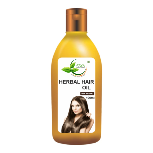 HERBAL HAIR OIL - Oil Form | Nourishes Scalp, Promotes Hair Growth, Controls Hair Loss, Deep Conditioning, Enhances Shine, Reduces Split Ends