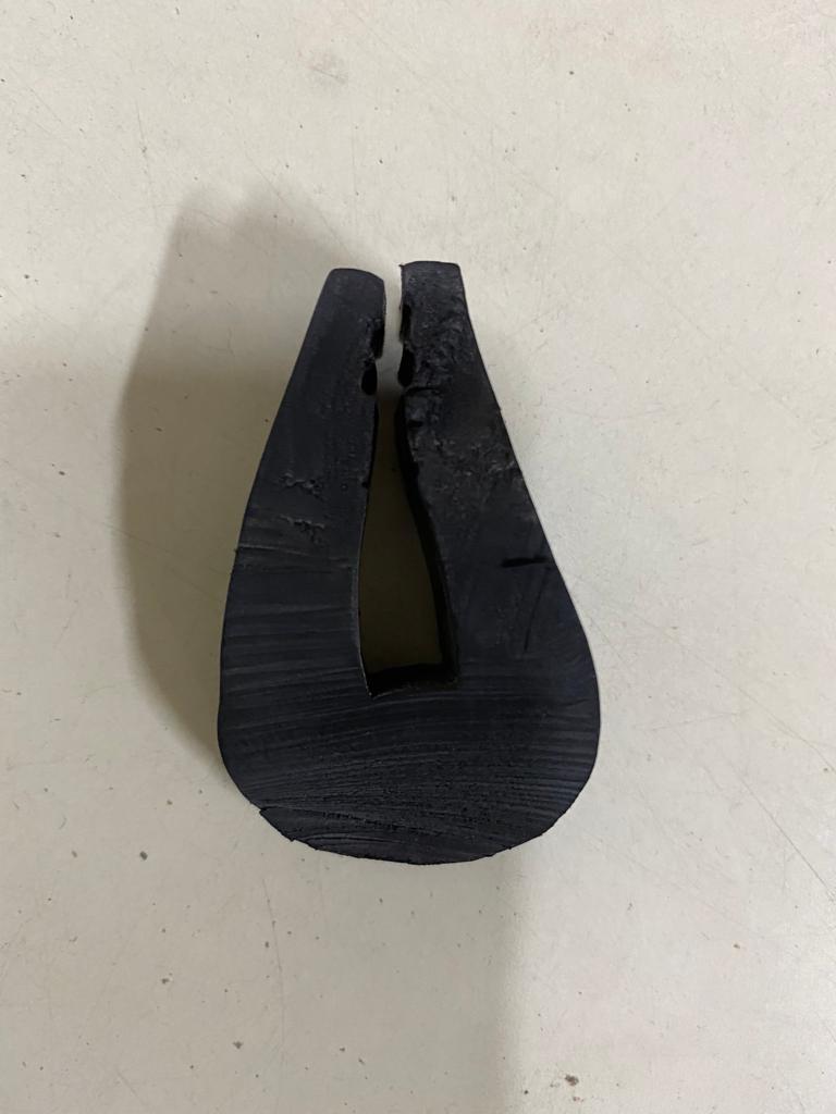 Black U-type Rubber Profile