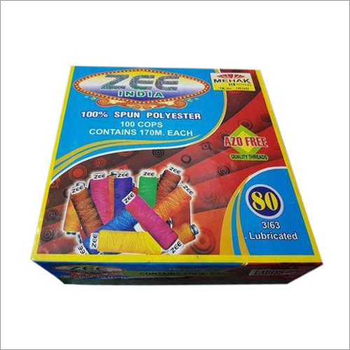 Zee India Spun Polyester Sewing Thread - Color: Multi