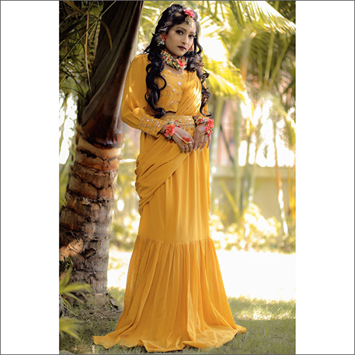 Washable Ladies Lehenga Blouse Set