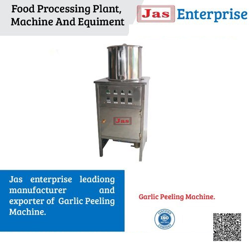 Garlic Peeling Machine - Capacity: 100 Kg/Hour Kg/Hr