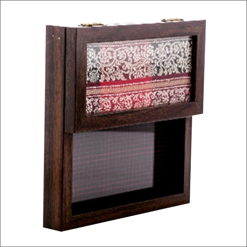 ब्राउन एमडीएफ टिशू पेपर होल्डर