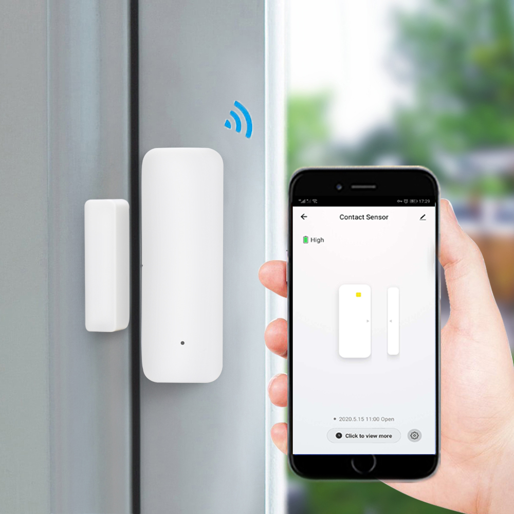 Wireless Door Magetic Sensor Zigbee Intelligent Window Detector Door Contact