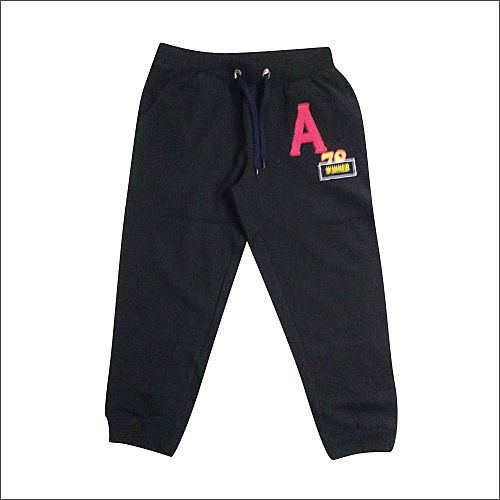 Washable Mens Deep Black Track Pant