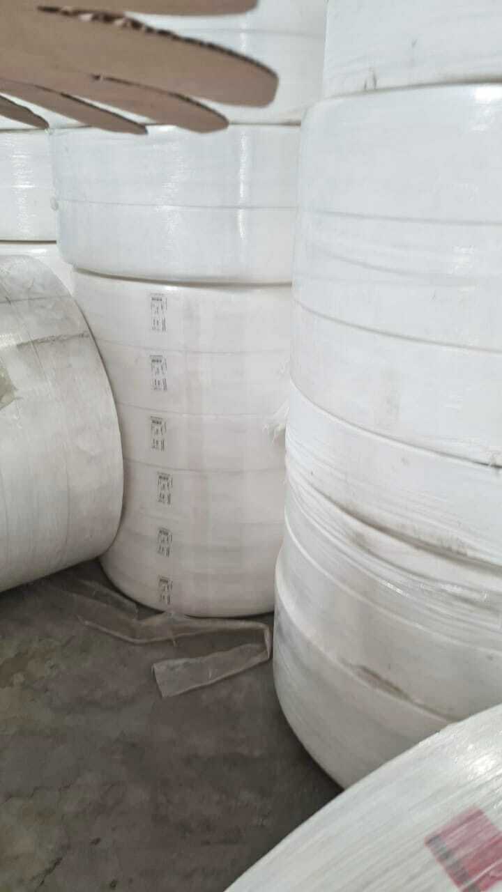 Embossed Fabrics - 50kg Roll, White Pulp Material With Regular Embossing Pattern | Absorbent, Eco-friendly, Durable, Soft Texture, Versatile