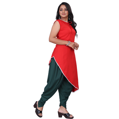 Dhoti Kurtis Set Decoration Material: Laces