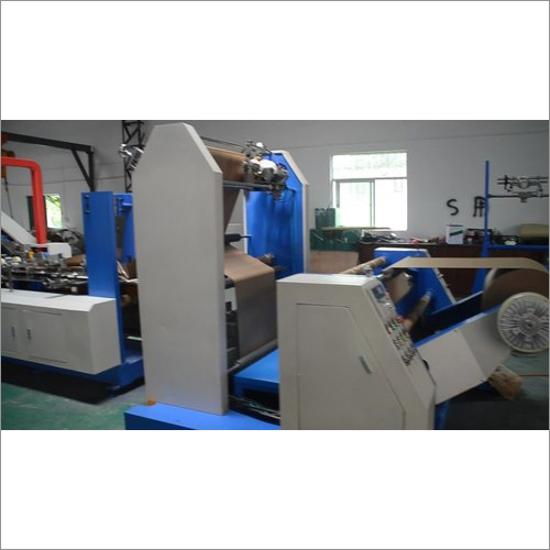 Industrial Paper Bag Making Machine - 220v Fully Automatic Stainless Steel Body | Low Noise Operation High-tech Rolling Tools Easy Control Panel 1 Year Warranty
