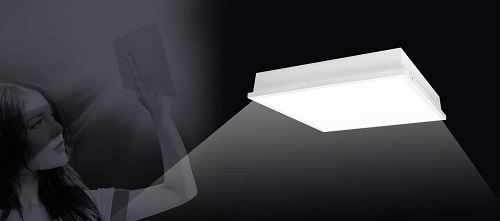 Immaculate Soft and Smart LED - CRCA Steel Housing, White Color | Easy Install, Energy Saving, Glare Free, Integrated Occupancy Sensor, Uniform Light