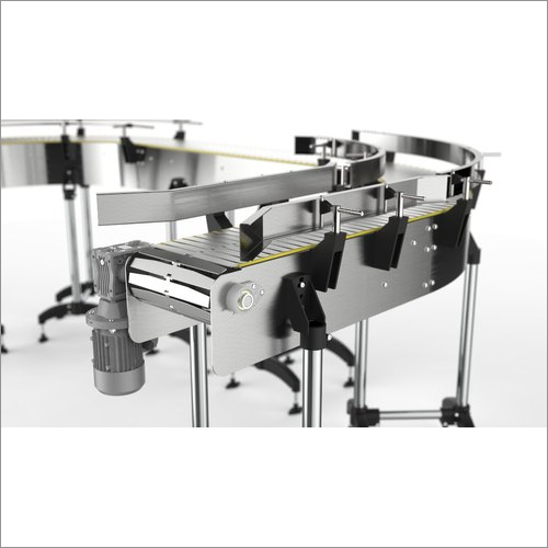 Silver Slat Chain Conveyor