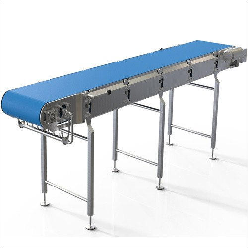 Blue-Grey Flat Belt Conveyors