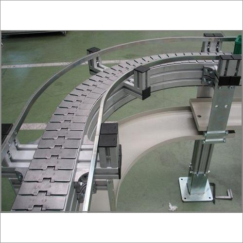 Silver Slat Chain Conveyor